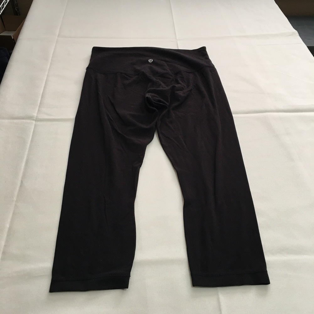 lululemon Align High-Rise Crop 21" Womens Leggings Size 10 Black